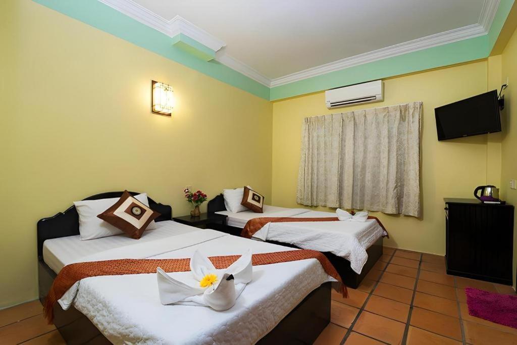 Happy Zone Hostel Siem Reap Bagian luar foto